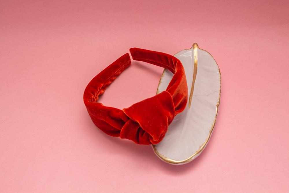 TIARA | NÓ TURBANTE VELUDO | TERRA COTA