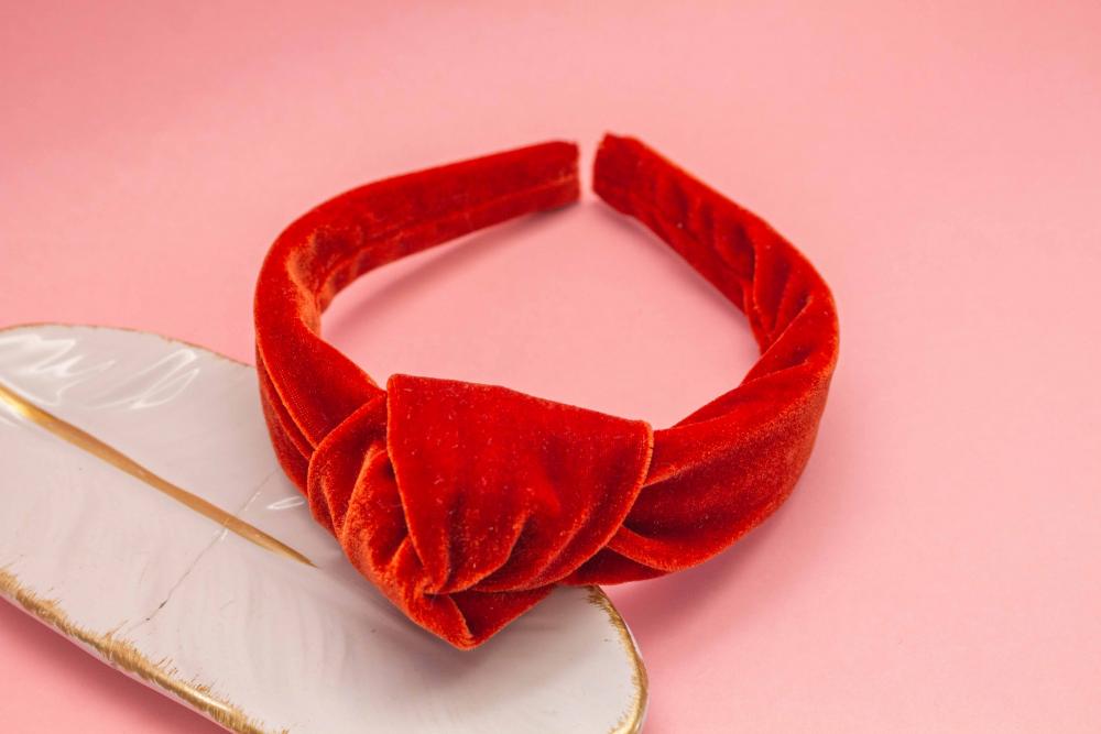 TIARA | NÓ TURBANTE VELUDO | TERRA COTA