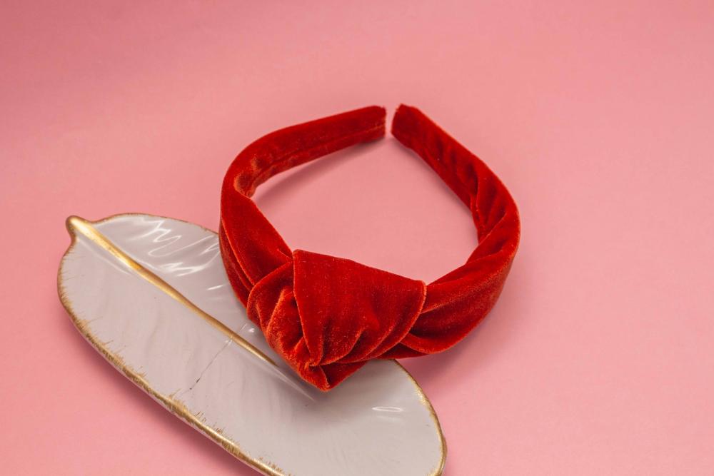 TIARA | NÓ TURBANTE VELUDO | TERRA COTA