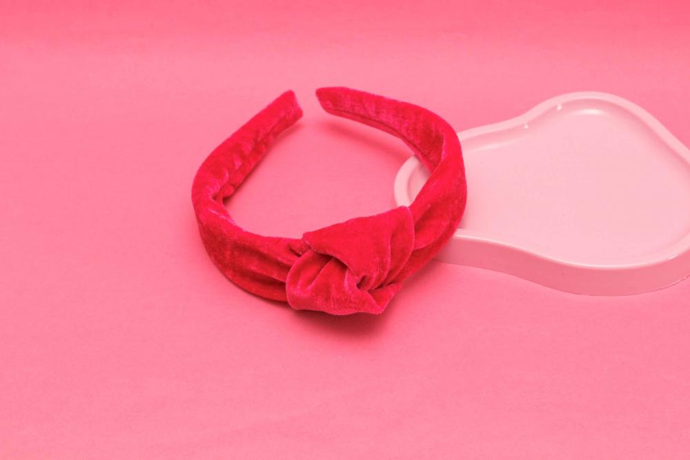 TIARA | NÓ TURBANTE VELUDO | PINK