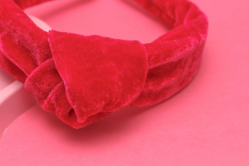 TIARA | NÓ TURBANTE VELUDO | PINK