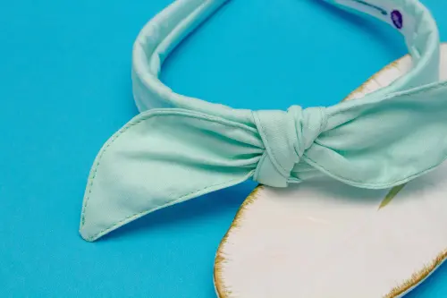TIARA | TRICOLINE LISO LAÇO | AZUL BEBE