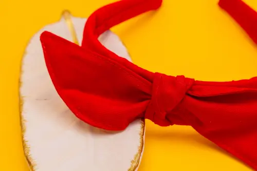TIARA | TRICOLINE LISO LAÇO | VERMELHO