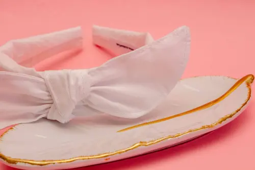 TIARA | TRICOLINE LISO LAÇO | BRANCO