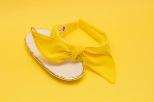 TIARA | TRICOLINE LISO LAÇO | AMARELO