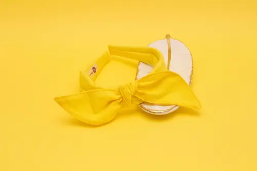 TIARA | TRICOLINE LISO LAÇO | AMARELO