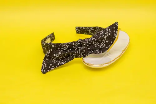TIARA | TRICOLINE BANDANA LAÇO | PRETA