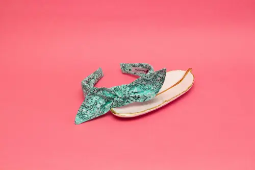 TIARA | TRICOLINE BANDANA LAÇO | AZUL CLARA