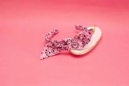 TIARA | TRICOLINE BANDANA LAÇO  | ROSA CLARO