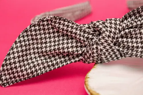 TIARA | TRICOLINE LAÇO ESTAMPADO | PIED POULE