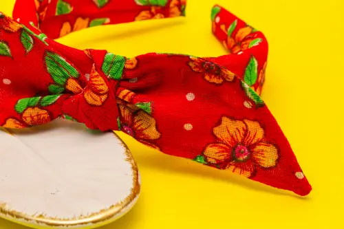 TIARA | TRICOLINE LAÇO CHITA (CARNAVAL) | VERMELHO