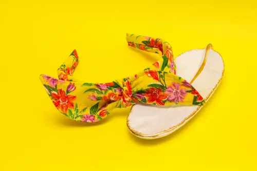 TIARA | TRICOLINE LAÇO CHITA (CARNAVAL) | AMARELO