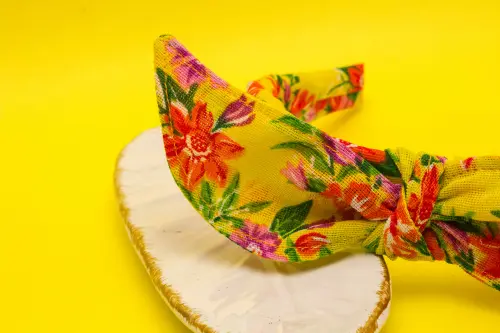 TIARA | TRICOLINE LAÇO CHITA (CARNAVAL) | AMARELO