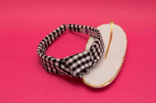 TIARA | TRICOLINE NÓ TURBANTE ESTAMPADO | XADREZ