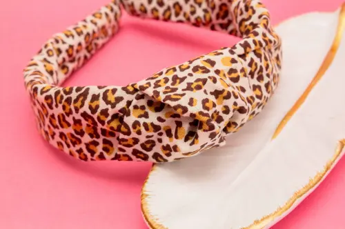 TIARA | TRICOLINE NÓ TURBANTE ESTAMPADO | ONÇA