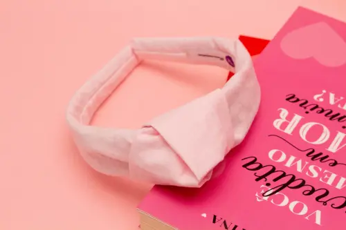 TIARA | TRICOLINE LISO NÓ TURBANTE | ROSA CLARO