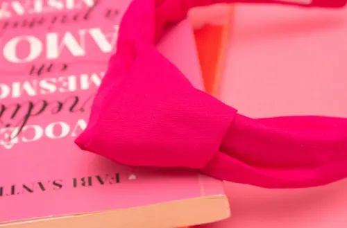TIARA | TRICOLINE LISO NÓ TURBANTE | PINK