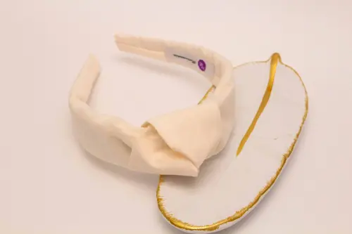 TIARA | TRICOLINE LISO NÓ TURBANTE | MARFIM