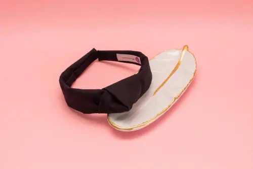 TIARA | TRICOLINE LISO NÓ TURBANTE | PRETO