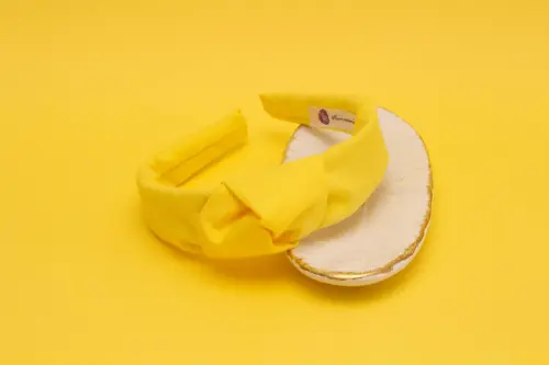 TIARA | TRICOLINE LISO NÓ TURBANTE | AMARELO