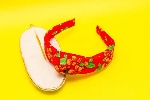 TIARA | TRICOLINE NÓ TURBANTE CHITA (CARNAVAL) | VERMELHO