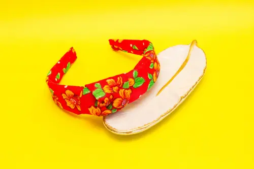 TIARA | TRICOLINE NÓ TURBANTE CHITA (CARNAVAL) | VERMELHO
