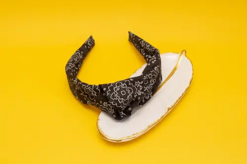 TIARA | TRICOLINE BANDANA NÓ TURBANTE | PRETA