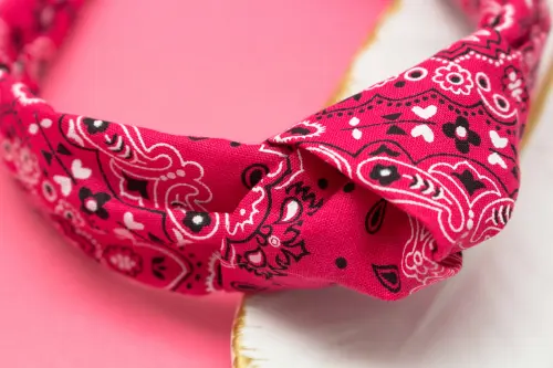 TIARA | TRICOLINE BANDANA NÓ TURBANTE | PINK