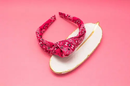 TIARA | TRICOLINE BANDANA NÓ TURBANTE | PINK