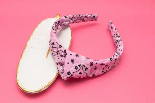 TIARA | TRICOLINE BANDANA NÓ TURBANTE | ROSA CLARO