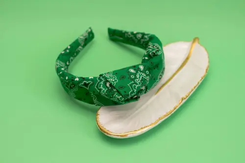 TIARA | TRICOLINE BANDANA NÓ TURBANTE | VERDE