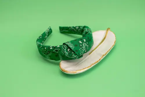 TIARA | TRICOLINE BANDANA NÓ TURBANTE | VERDE