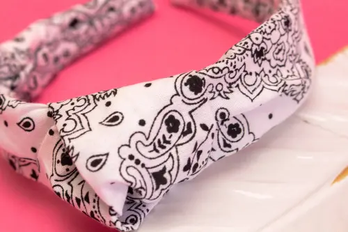 TIARA | TRICOLINE BANDANA NÓ TURBANTE | BRANCA