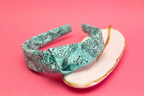 TIARA | TRICOLINE BANDANA NÓ TURBANTE | AZUL CLARO