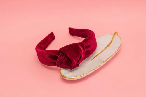 TIARA | NÓ TURBANTE VELUDO | MARSALA