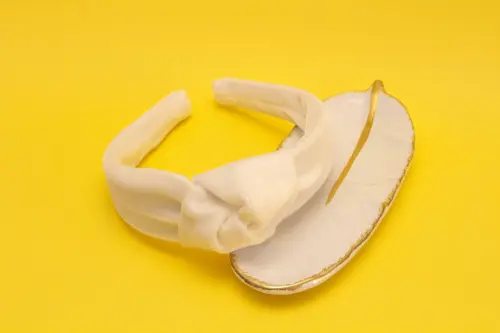TIARA | NÓ TURBANTE VELUDO | OFF WHITE