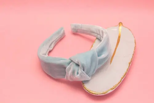TIARA | NÓ TURBANTE VELUDO | AZUL CLARO
