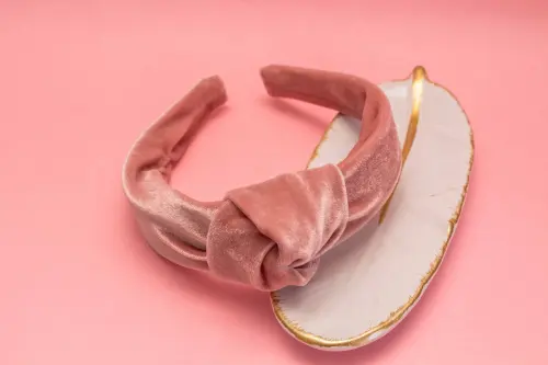 TIARA | NÓ TURBANTE VELUDO | ROSÊ