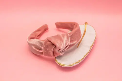 TIARA | NÓ TURBANTE VELUDO | ROSÊ