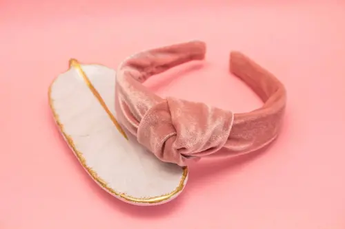TIARA | NÓ TURBANTE VELUDO | ROSÊ