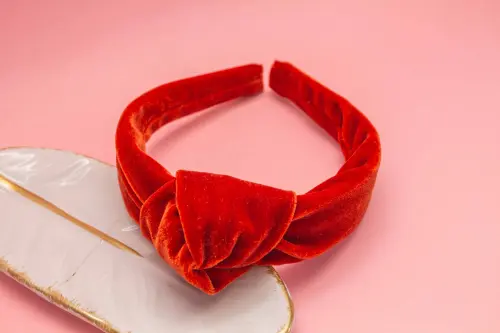 TIARA | NÓ TURBANTE VELUDO | TERRA COTA