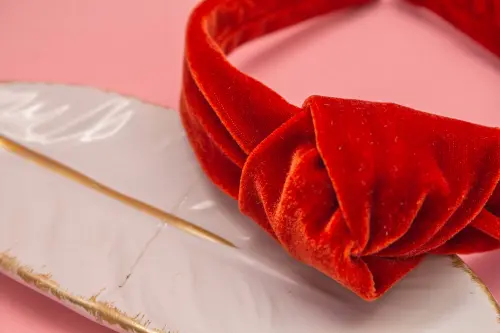 TIARA | NÓ TURBANTE VELUDO | TERRA COTA