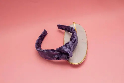 TIARA | NÓ TURBANTE VELUDO | INDIGO