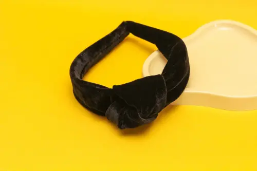 TIARA | NÓ TURBANTE VELUDO | PRETA