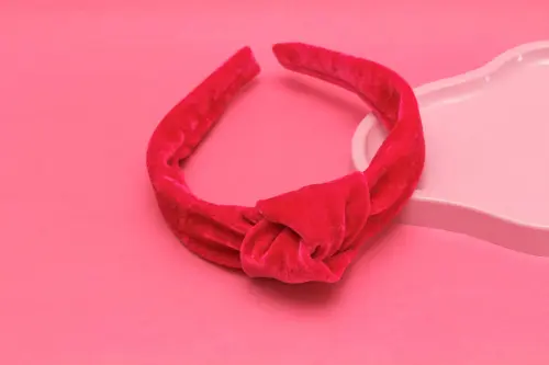TIARA | NÓ TURBANTE VELUDO | PINK