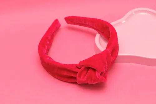 TIARA | NÓ TURBANTE VELUDO | PINK