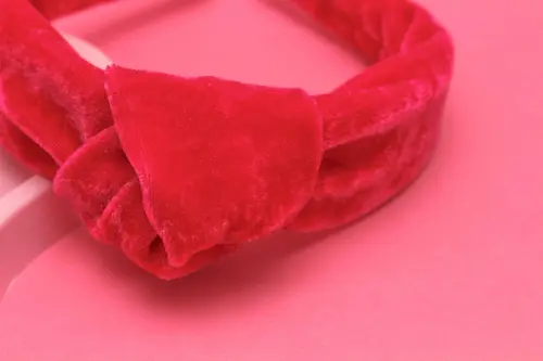 TIARA | NÓ TURBANTE VELUDO | PINK