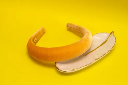 TIARA | CHEIA VELUDO | AMARELO MOSTARDA