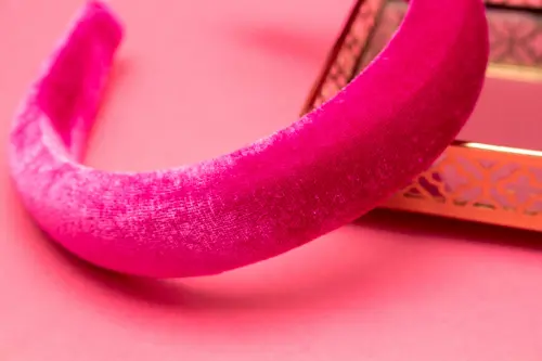 TIARA | CHEIA VELUDO | PINK