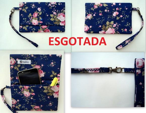 Carteiras em Tecido com Alça para Celular